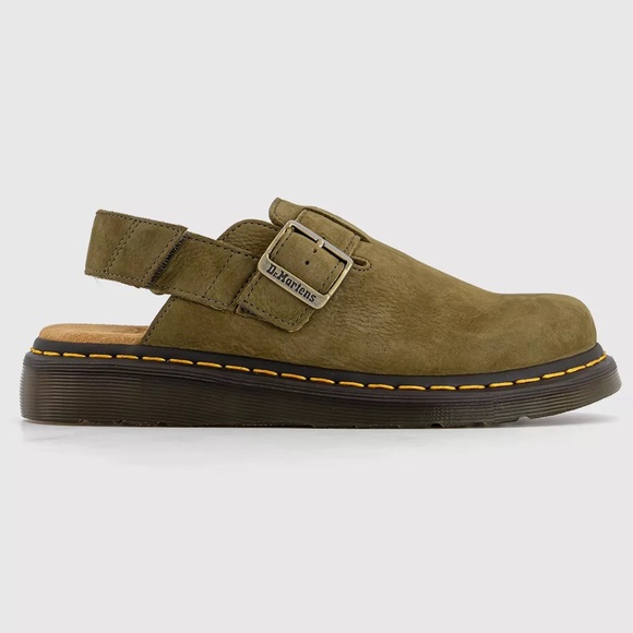 NEW Dr. Martens Jorge Ii Slingback Mules Muted Olive Unisex EU 43